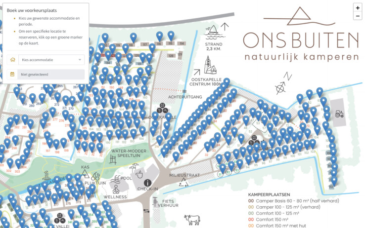 Online reserveringssysteem online reserveren plattegrond